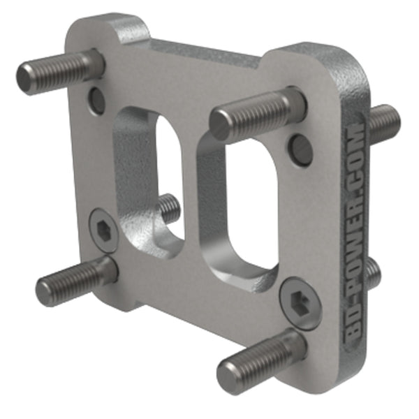 thumbnail image 2 of Epartsgogo T4 T04B 4-Bolt Turbo Manifold Flange Adapter Plate Kit With Gasket 2 of 6