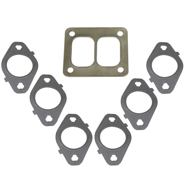 Exhaust Manifold Gasket For Baotian BT49QT-9 50 4T AC Scooter - Citomerx, 26mm Pass, 47mm Hole Spacing