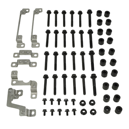 EXHAUST MANIFOLD BRACKET / BOLT & SPACER KIT RAM/DODGE/JEEP 5.7L HEMI: 1500 09-26 / 2500-3500 09-18 / DURANGO 11-26 / GRAND CHEROKEE & WAGONEER 11-24