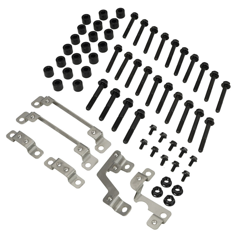 EXHAUST MANIFOLD BOLT AND SPACER KIT RAM/DODGE/JEEP 5.7L HEMI: 1500 DT & DS 09-26 / 2500-3500 09-18 / DURANGO 11-26 / GRAND CHEROKEE & WAGONEER 11-23