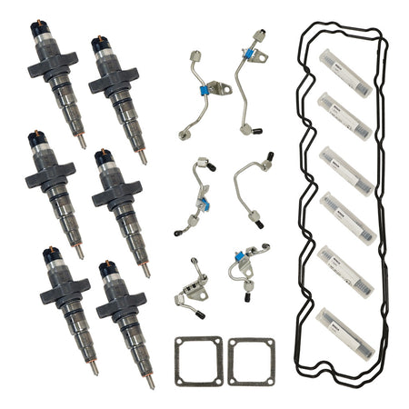 INJECTORS & INSTALL KIT DODGE/RAM 5.9L CUMMINS 2003-2004