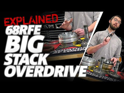Big Stack Overdrive Shaft & Reaction Plates Kit Dodge Cummins 68RFE 2007.5-2024