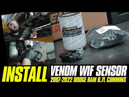 VENOM WATER IN FUEL (WIF) SENSOR KIT DODGE/RAM 6.7L CUMMINS 2007-2022