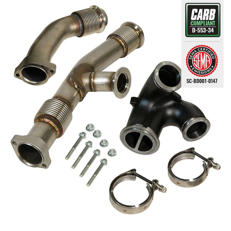 UP-PIPES KIT w/EGR CONNECTOR FORD 6.0L POWER STROKE 2003-2004