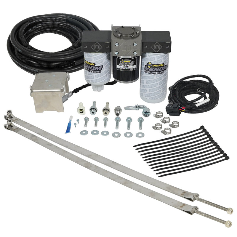 VENOM FUEL LIFT PUMP C/W FILTER & SEPARATOR DODGE 5.9L CUMMINS 1998.5-