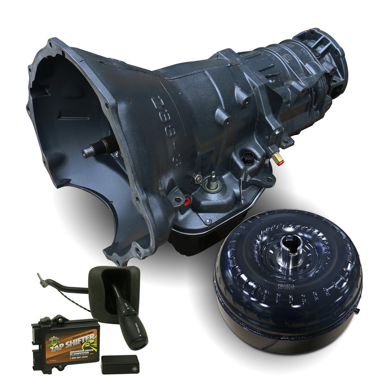 TorqueMaster Dodge 48RE Transmission & Converter Package - 2003-2004 4wd c/w Auxiliary Filter, Billet Input & TapShifter